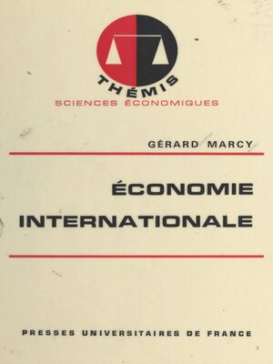 cover image of Économie internationale
